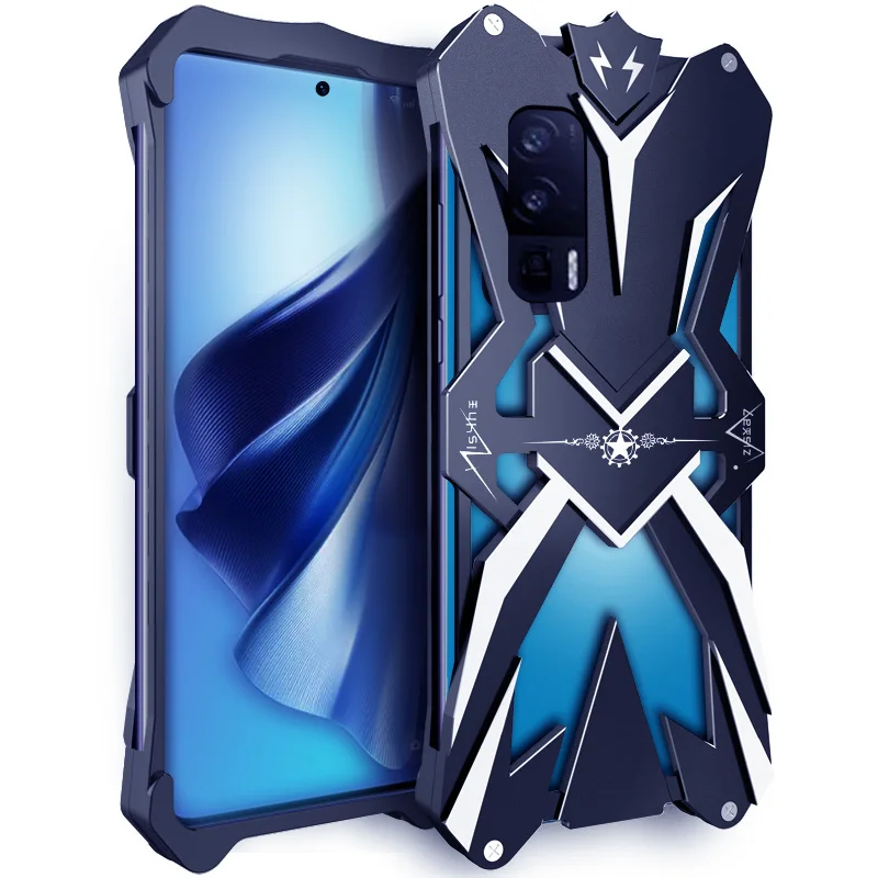 Original Zimon Luxury Thor Heavy Duty Armor Metal Aluminum Phone Case Covers For Xiaomi Poco F5 X5 Pro Bumper Cover Cases