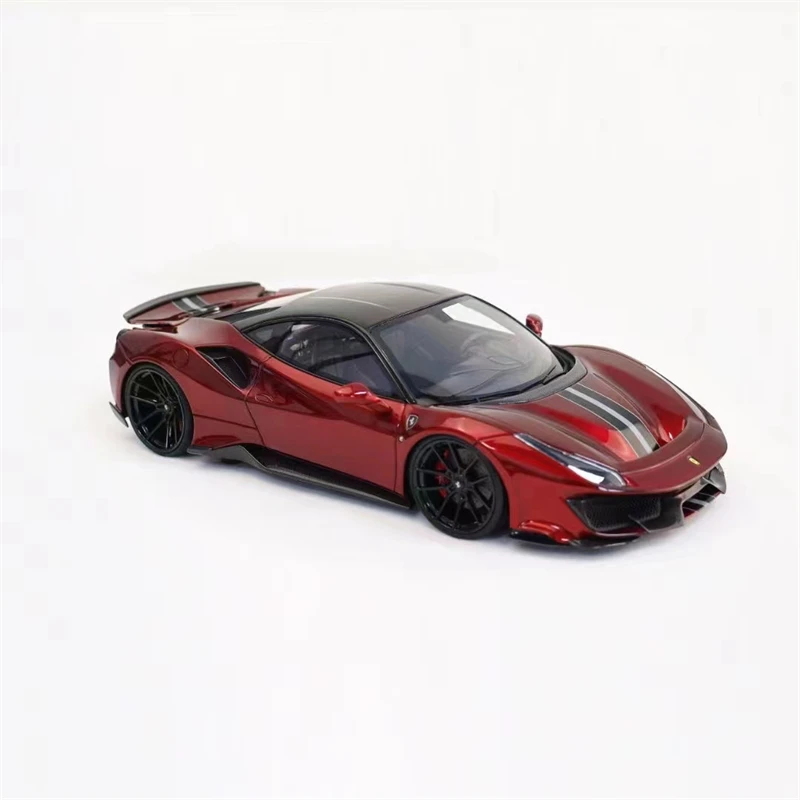 

(Pre-Order) DCM 1:64 Novitec 488 Pista Candy Red / original Red / purple limited999 Diecast Model Car