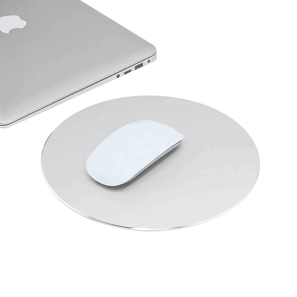 CHUYI Aluminum Alloy Mouse Pad For Apple Magic mouse alfombrilla ordenador Gaming Mousepad For Xiaomi MackBook Laptop Mause