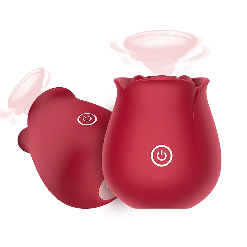 Rose Shape Vagina Sucking Vibrator Intimate Good Nipple Sucker Oral Licking Clitoris Stimulation Powerful Sex Toys Women 18+
