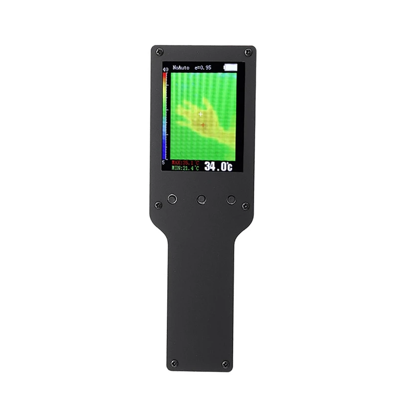 

MLX90640 2.4 Inch 32 X 24 Infrared Thermal Imager Handheld Thermograph Thermal Infrared Temperature Sensor Black