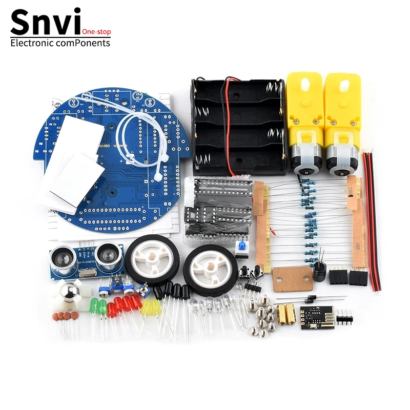 Kit Voiture Intelligente HU-063 Programmation Graphique 51 DIY