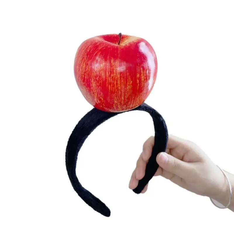 A52E Gefüllte Gemüse Stirnbänder Karotte Haar Hoop Cartoon Obst Haarband für Party – Detail 9