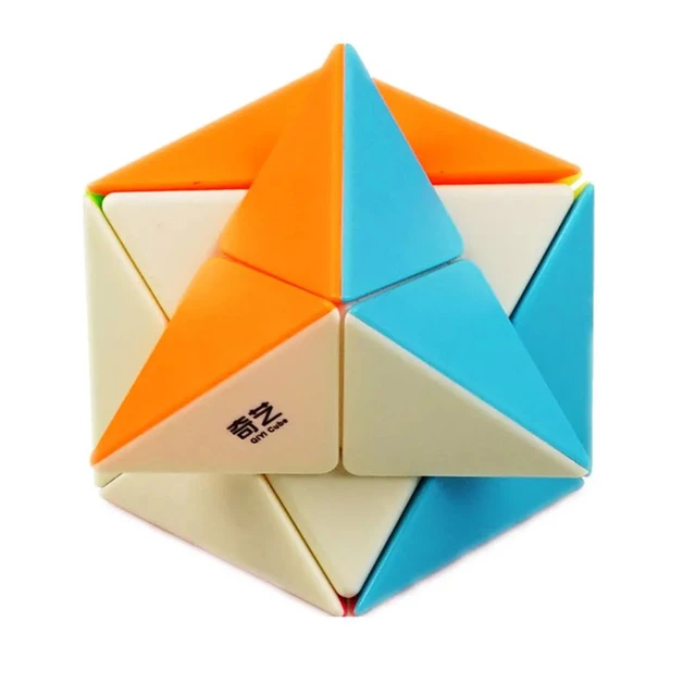 Qiyi X Cube 2x2x2 X-Shaped Magic Cube Qiyi X speed Cube 2x2 Strange-Shape Puzzle Cube Toys 2