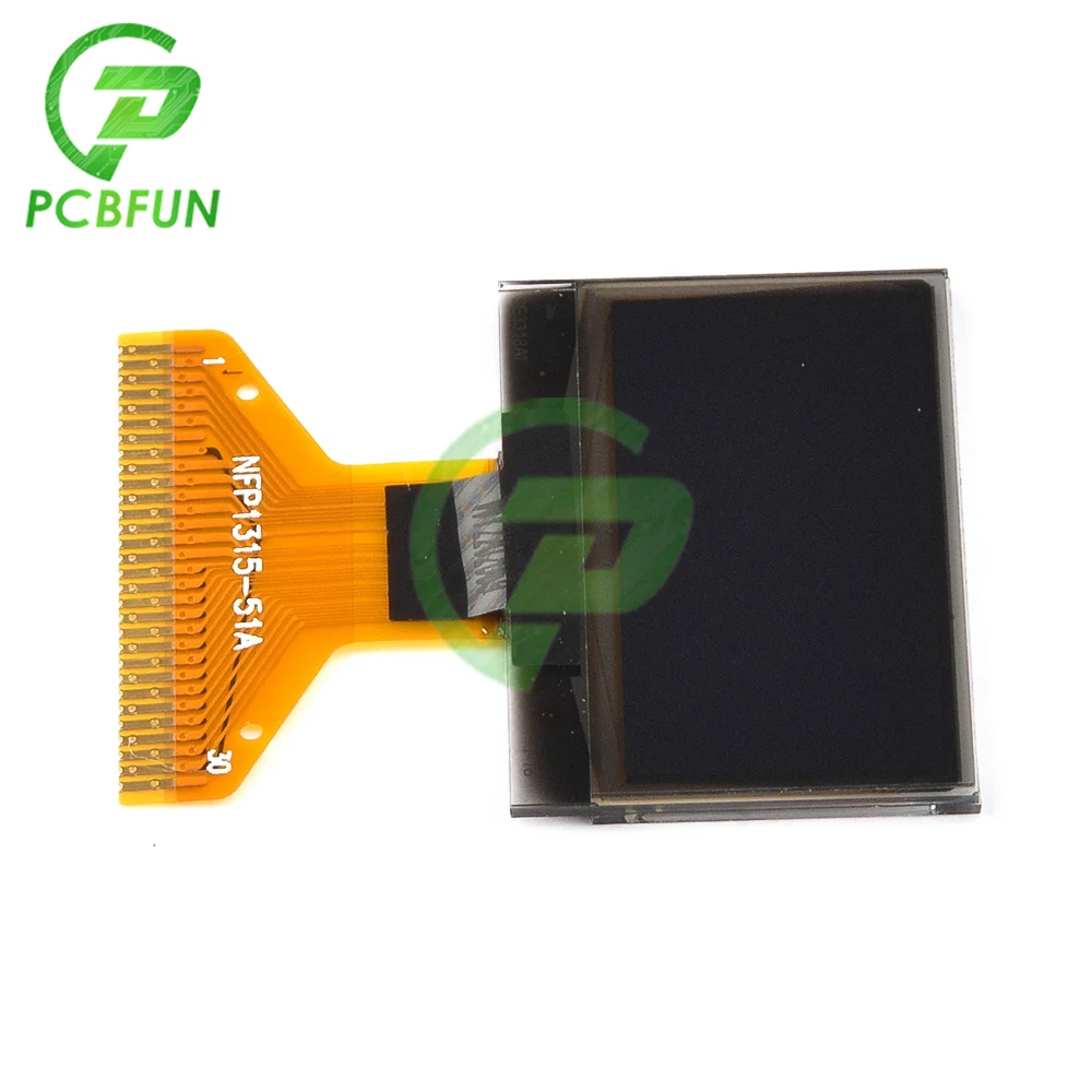 0.96 인치 OLED 디스플레이 블루/화이트/더블 컬러 LCD 화면 디스플레이 모듈, 128x64 30 핀 드라이버 SPI/IIC DIY 키트