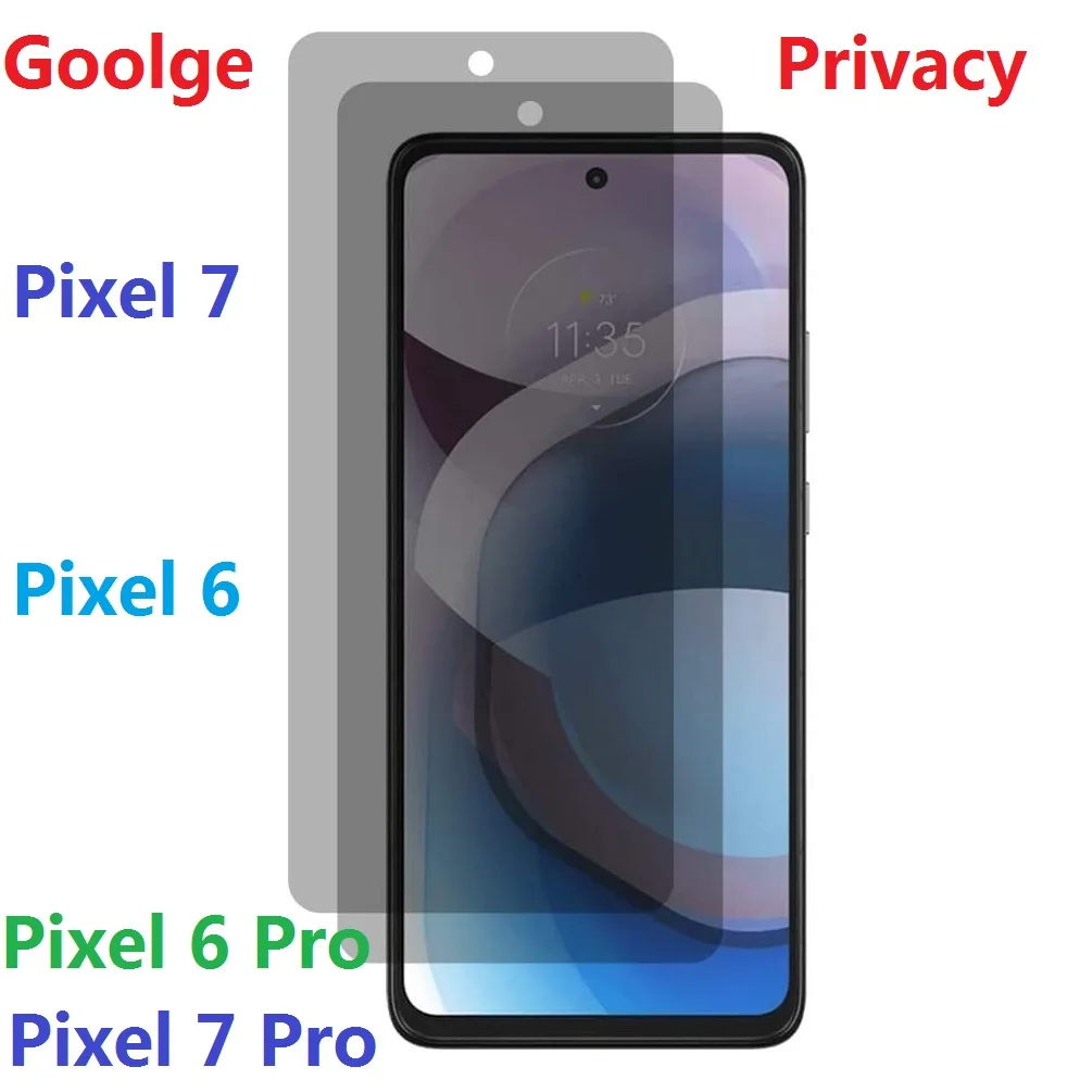 Anti Spy For Google Pixel 7 Pro Tempered Glass Anti Peeping Film