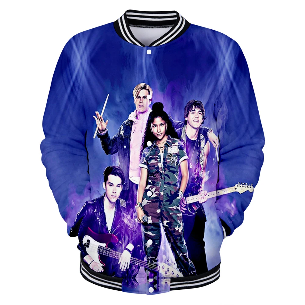 

2020, толстовка Julie and the Phantoms, тренировочный костюм с 3D рисунком, бейсбольные куртки для женщин и мужчин, уличная одежда с длинным рукавом в стиле Харадзюку, женская одежда