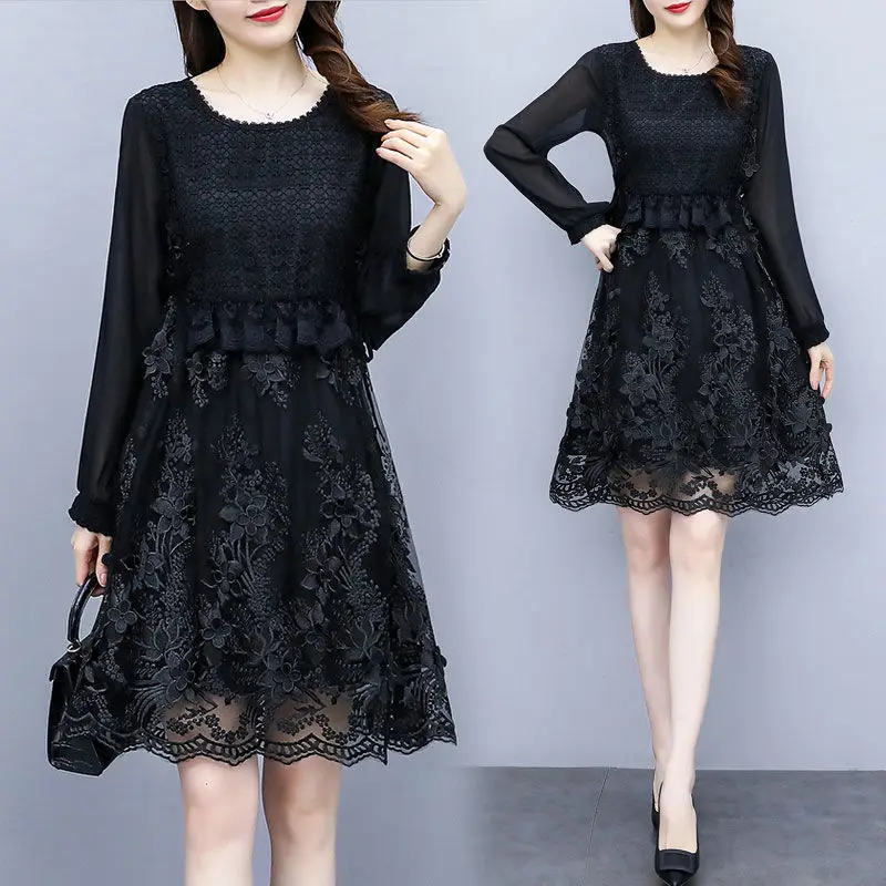 Elegante Vtido De Novia Vintage Para Mujer Con Cuello De Encaje En