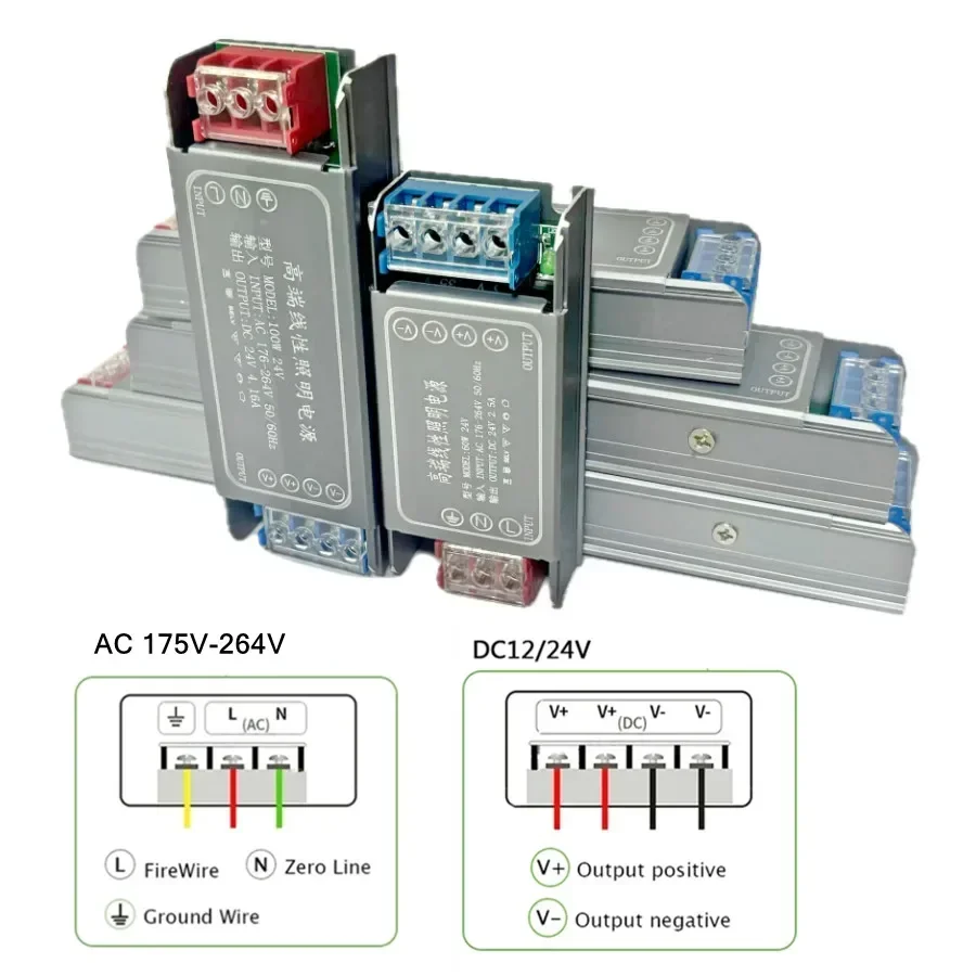Premium 12V/24V LED Power Supply - 60W to 400W