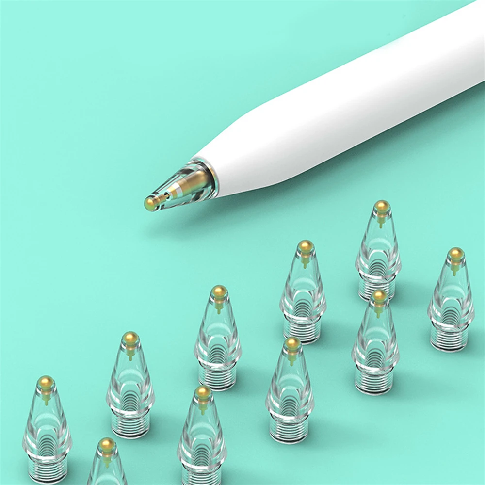Punta Di Ricambio Universale Per Apple Pencil Gen 1/2 Ipad Stylus Pen Nib Trasparente