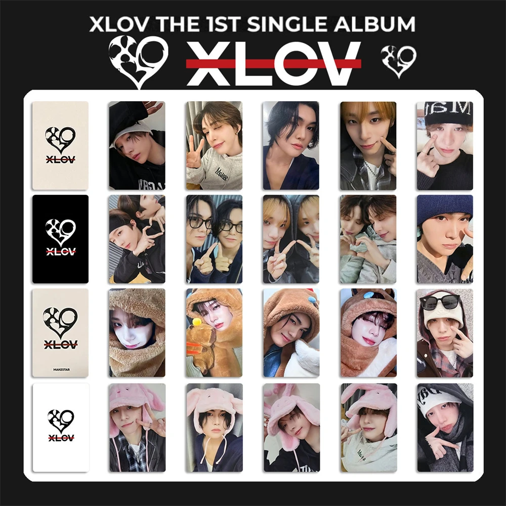 4Pcs/Set KPOP XLOV Photocards I'MMA BE Album HD Two-Sided