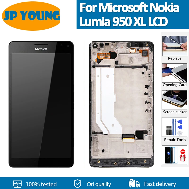 AMOLED Original para Microsoft Nokia Lumia 950 XL Digitalizador de amoled-original-para-microsoft-nokia-lumia-950-xl-digitalizador-de