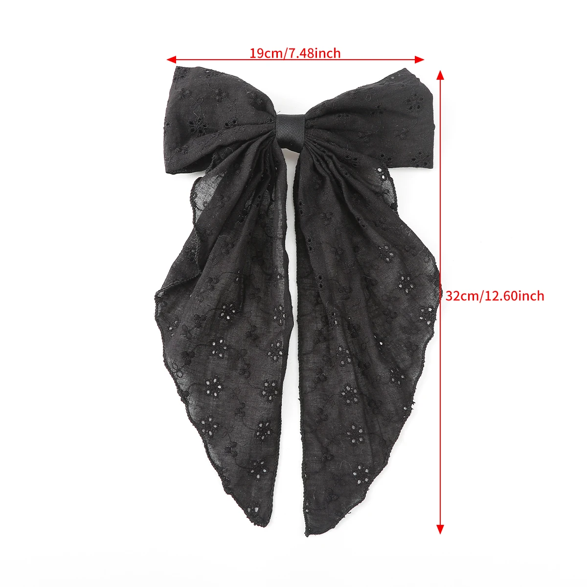 Bow Large Spring Clip Girls Summer Sweet Ponytail Hairpin Barrettes For Women White Sweet Hair Accessories Fashion Hair Clip