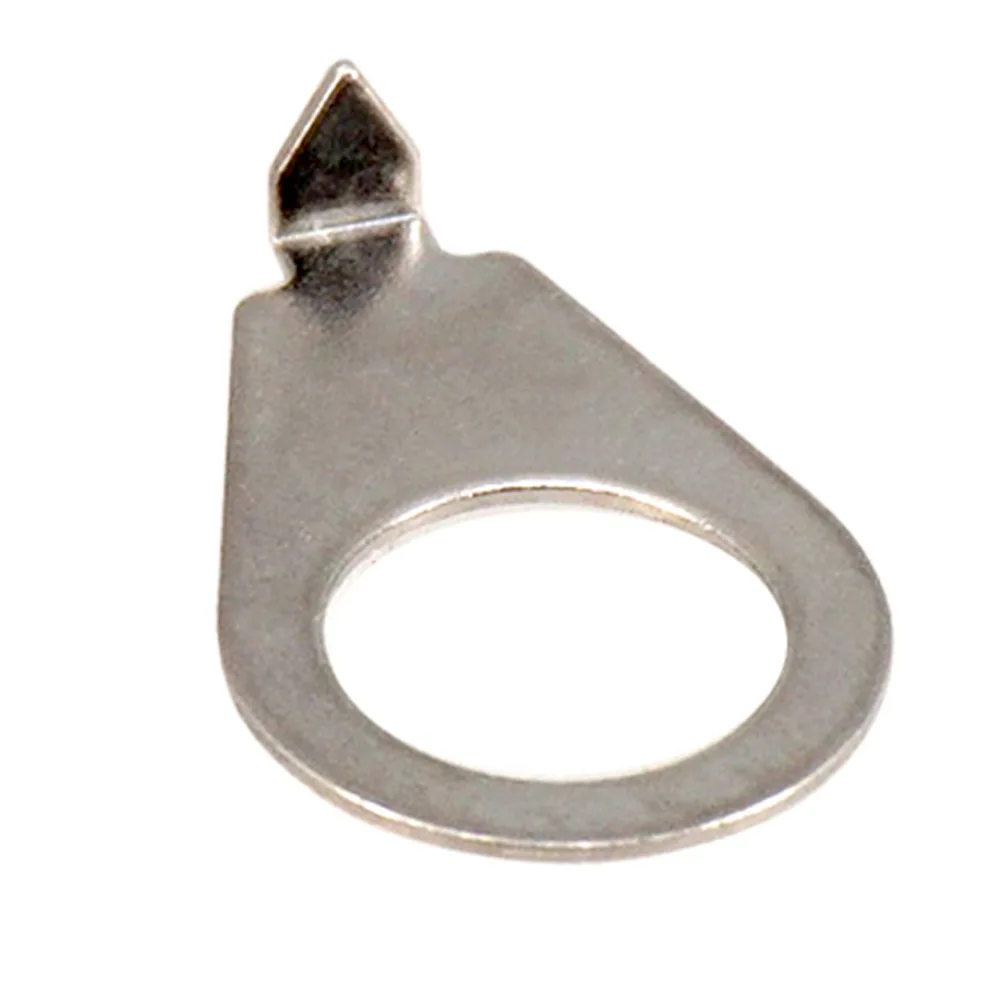

4pcs Guitar Knobs Pointer Potentiometer Plates Cap Scale Indicator Spacer 22*14.2mm 9.7mm 0.5mm Metal Guitar Parts Accessories