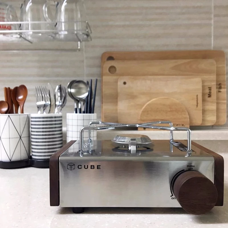 Thous Winds Accessori Per Fornelli Per Kovea Cube Rivestimenti Decorativi In Legno Massello Fornello A Gas Da Campeggio All'Aperto Accessori Fai Da Te