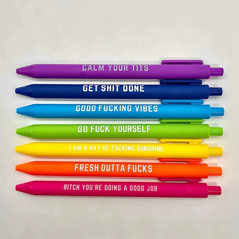 https://ae01.alicdn.com/kf/S7b9e8fecf8ca44cbb37d491989e08aceZ/11Pcs-Swear-Word-Daily-Pen-Funny-Ballpoint-Pens-Weekday-Vibes-Glitter-Novelty-Pen-Dirty-Cuss-Word.jpg