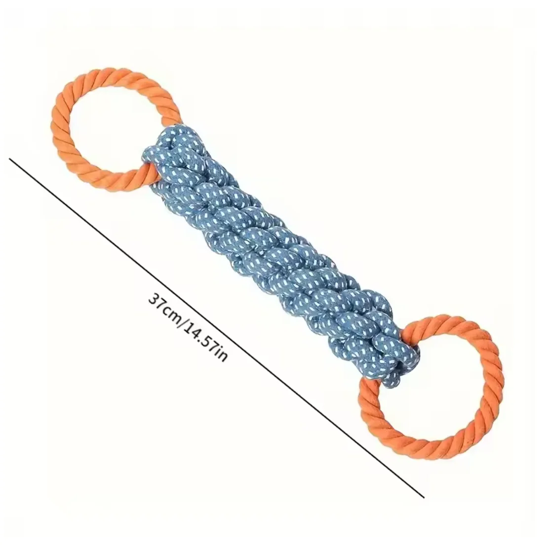 Hand woven pet dog toys for teeth cleaning and chewing pleasure Biting rope dog toys are sturdy bite resistant stress relieving