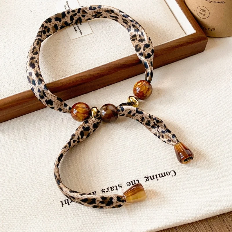 Fashion Elegant Silk Scarf Necklace With A Sense Of Premium Pendant Versatile Light Luxury Accessory - 5