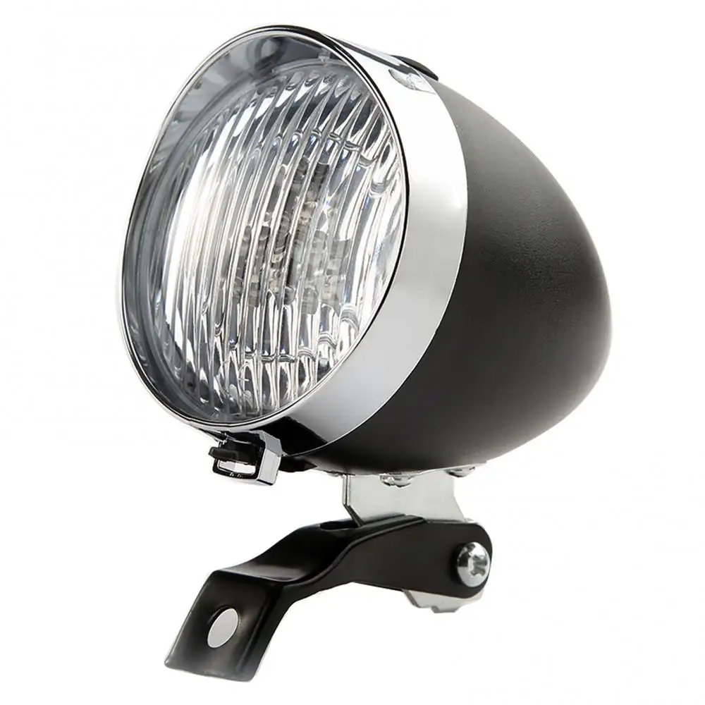 

LED Light Flashlight 3 2Modes Bicycle Bike Front Lamp Headlight Vintage Headlamp
