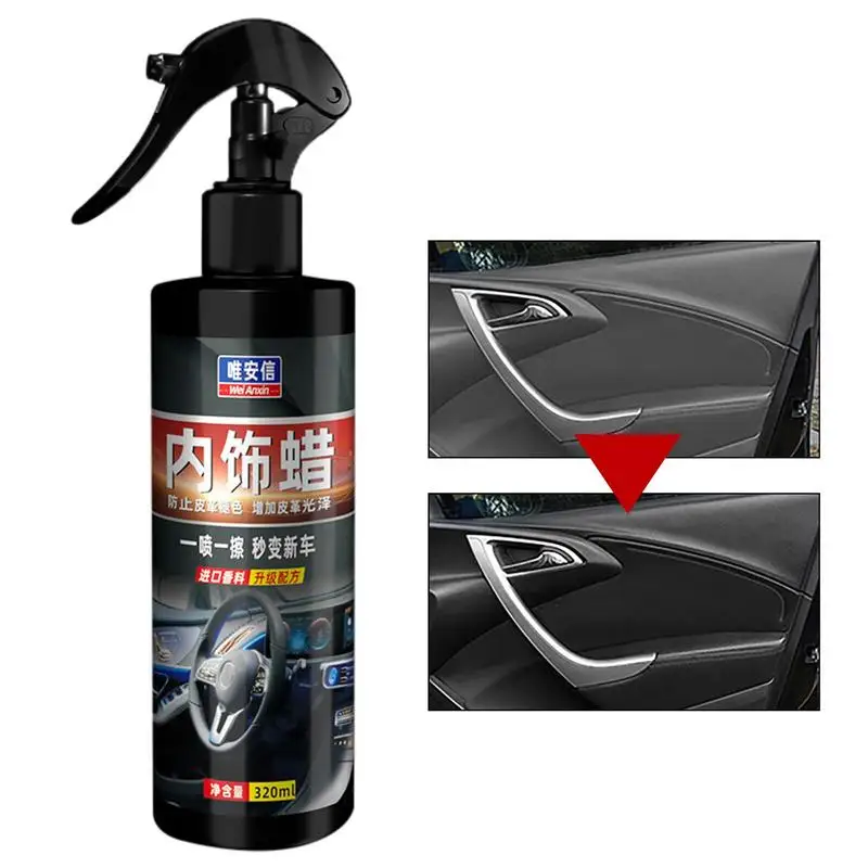 

Car Interior Cleaner Car Inside Cleaner Leather Conditioner With Delicate Emulsion For Good Cleaning Effect For Wooden Fabric