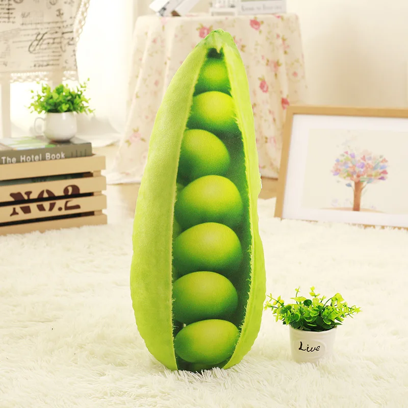 Creative Simulation Vegetable Pillow Cushion Vegetable Plush Dolls Ginger Potato Broccoli Cabbage Pea Pepper Cushion 6