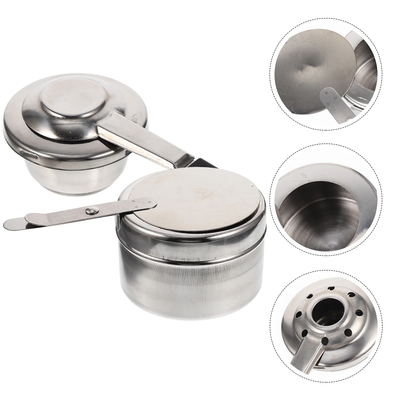 

Stainless Steel Alcohol Boxes Stoves Reusable Alcohol Boxes Mini Stoves Hot Pot Dry Solid Alcohol Furnace Core Fuel Box