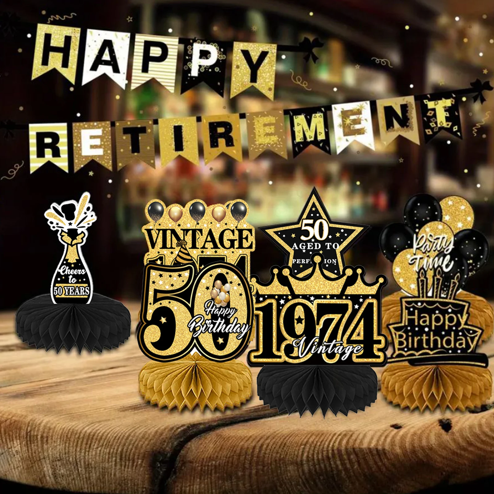 30th,40th,50th Birthday Decorations Honeycomb Centerpieces,1994 Aged To Perfection Vintage Centerpieces For Tables Toppers