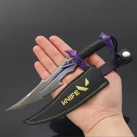 Valorant Weapon 18cm New Melee Reaver Knife Metal Reaver Collection Not Sharpened Game Peripheral Samurai Model Keychain Kid Toy 1