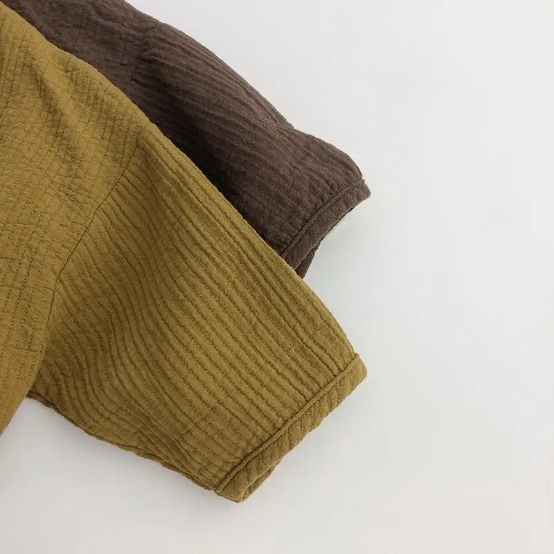 Retro Children Autumn Cotton and Hemp Jacket - Uniqwear