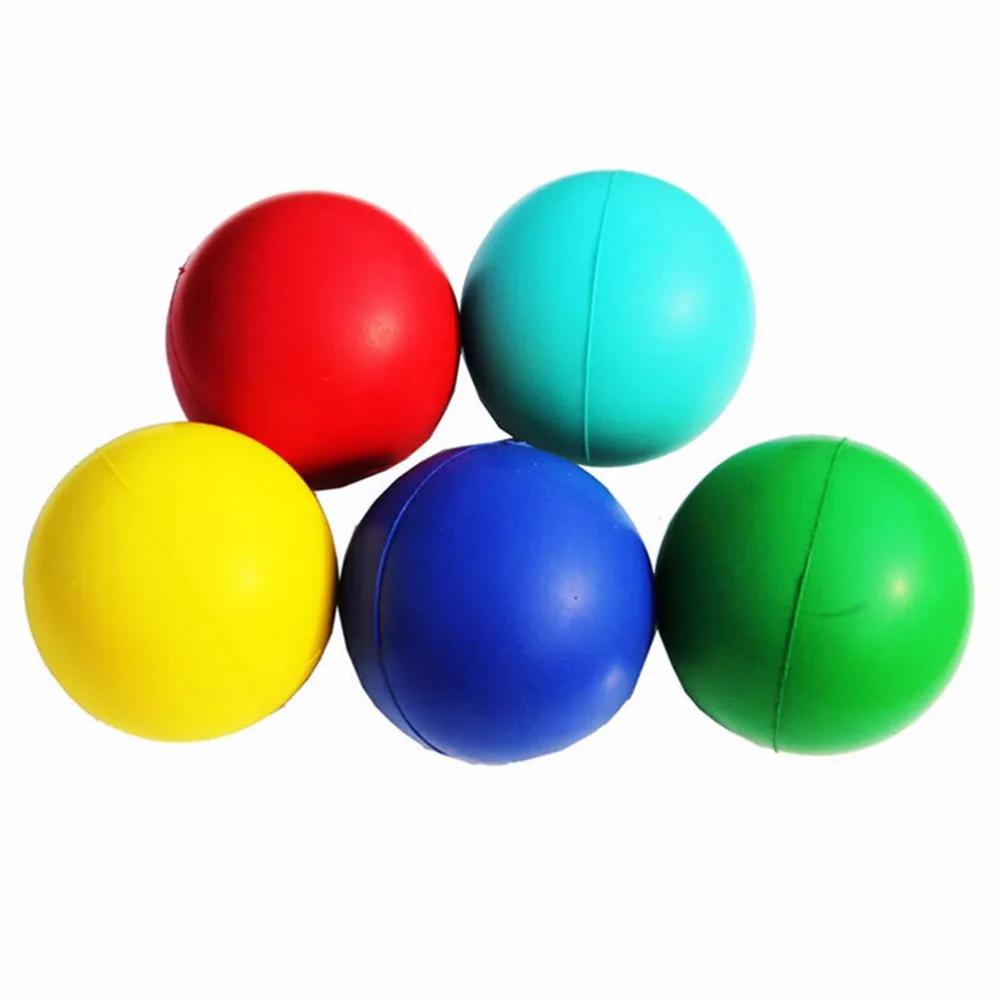 New 1PCS Stress Fidget Hand Relief Squeeze Foam Squish Balls Kids Toy 7cm Reusable