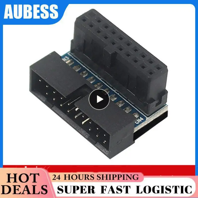 

3.0 19 pin 20pin Male To Female Extension Adapter Up Down Angled 90 Degree For Motherboard Mainboard