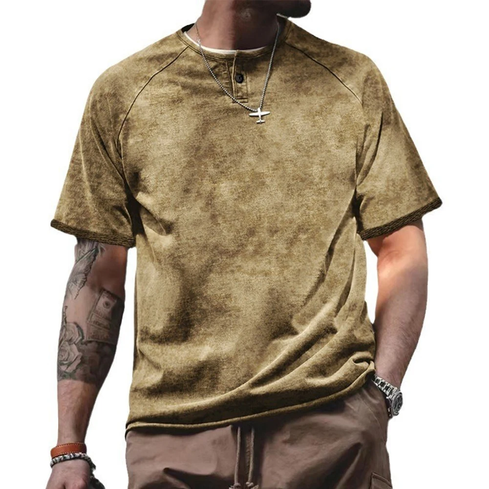 

Slight Stretch Men's T Shirt Solid Color Vacation Daily Holiday Male O Neck Regular Comfy Fashion Hot New Stylish