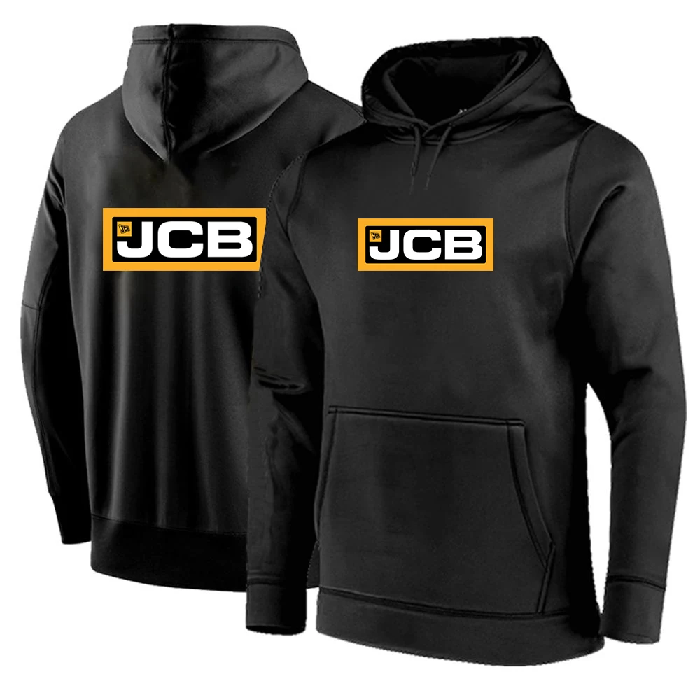 

New Midnight Star Excavator Jcb Printing Fashion Men Long Sleeve Sweatshirt Cotton Warm Solid Color Pullover Hoodie Sportswear