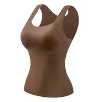 Ubowen For 40-70kg Seamless Women Camisole Top With Chest Pad Fixed Cup Bottoming Underwear Tank Tops No Steeling Ring - Image 6