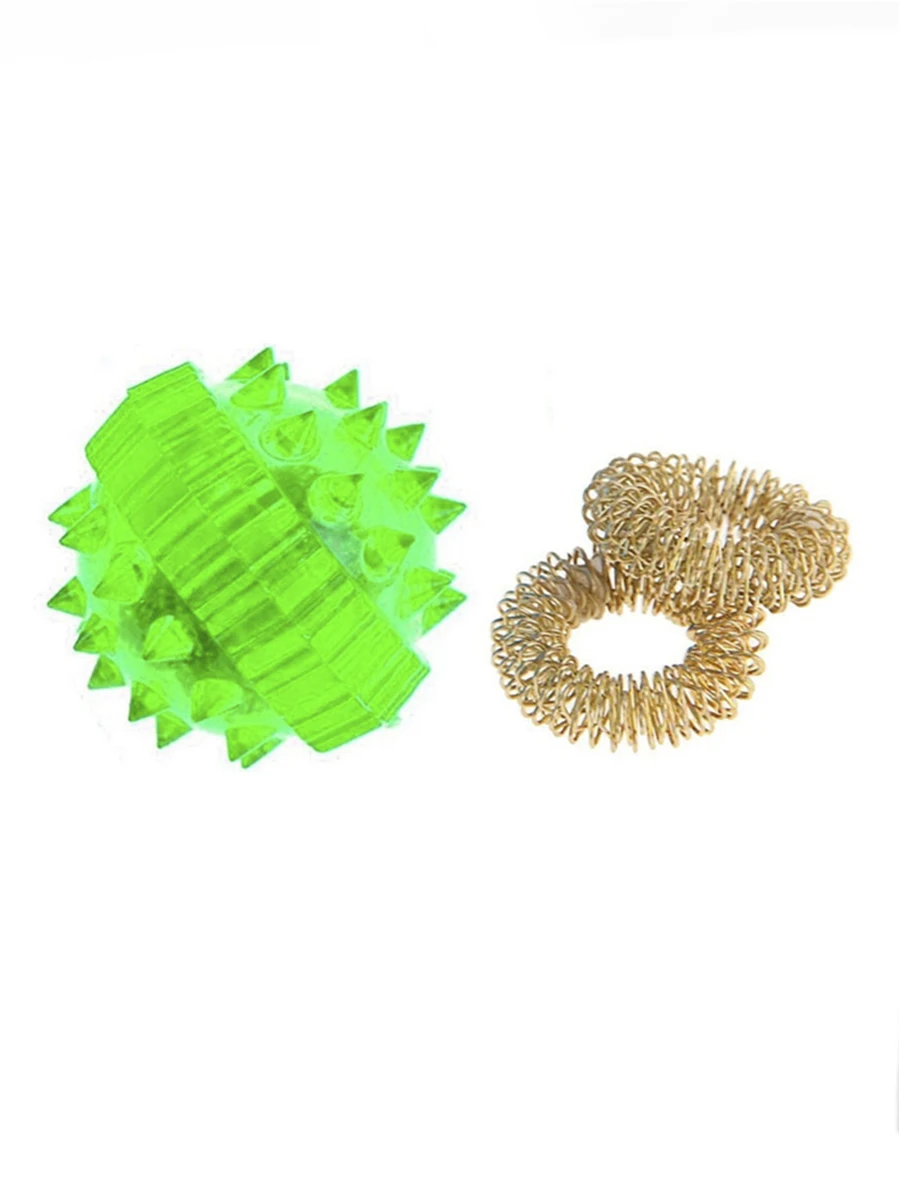 Su-Jock massage ball with springloaded rings, the development of fine  motor, a set of 2 PCs Color blue - AliExpress