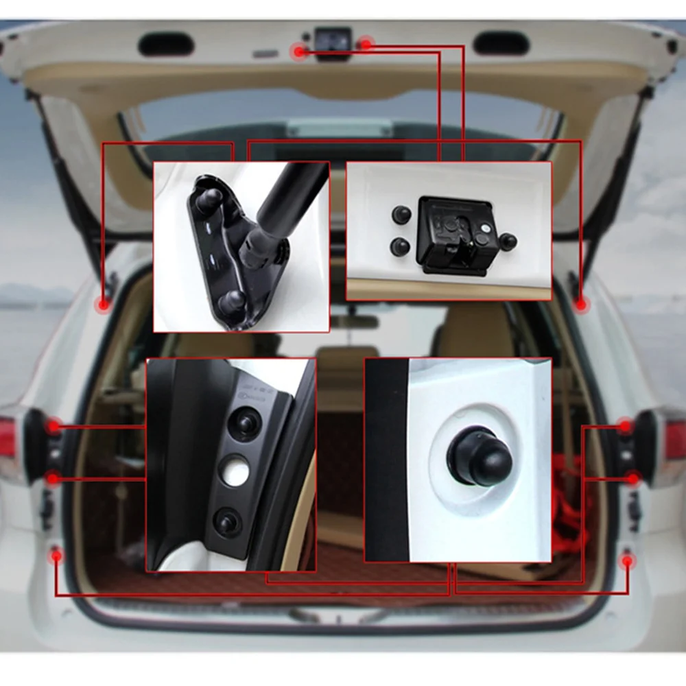 10Pcs/Set M8 M10 Bolt Nut Dome Protection Caps Covers Plastic Black Exposed Hexagon Door Protective Cap For Most Cars bolt nut covers