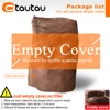 OTAUTAU Single Sofa Cover Faux Suede Leather Lazy Bean Bag Sac Pouf Chair No Filler Beanbag Corner Seat Recliner Couch SF004 5