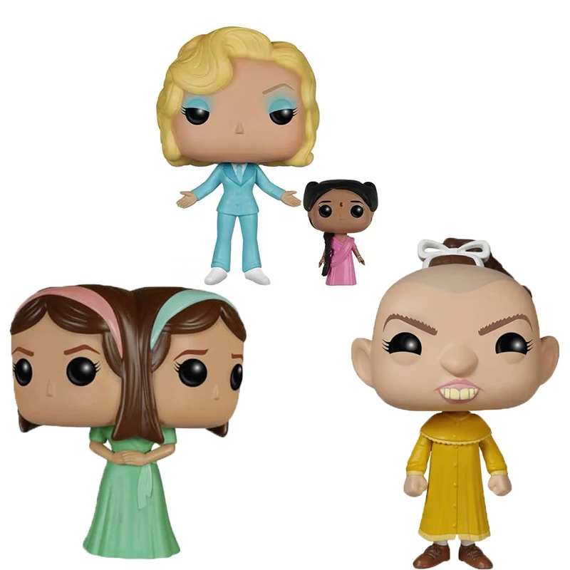 Funko Pop Tv American Horror Story Elsa Mars Ma Petite #241 Tattler Twins #242 Peppr #244 Action Figure Toys Bambole Regali Per Bambini