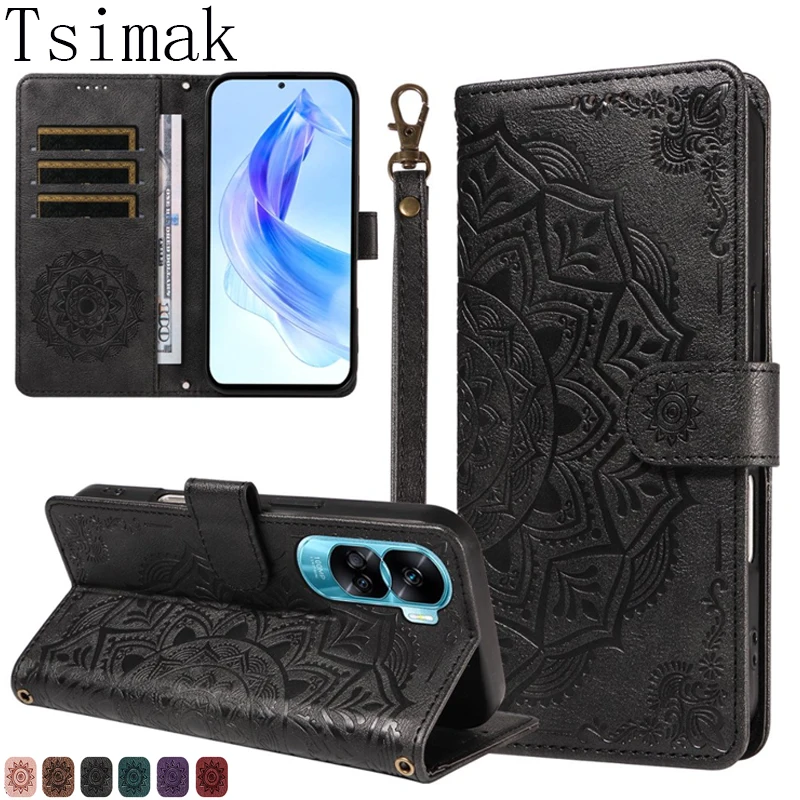 Luxurious Leather Flip Wallet Phone Case with Protective Holder