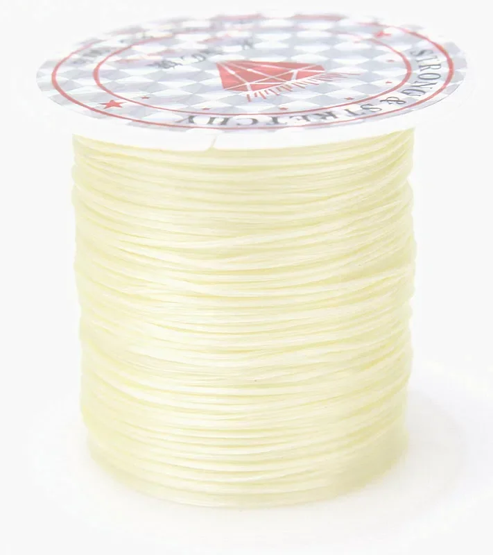 Strong Elastic Crystal Beading Cord - 10M Roll, 1mm