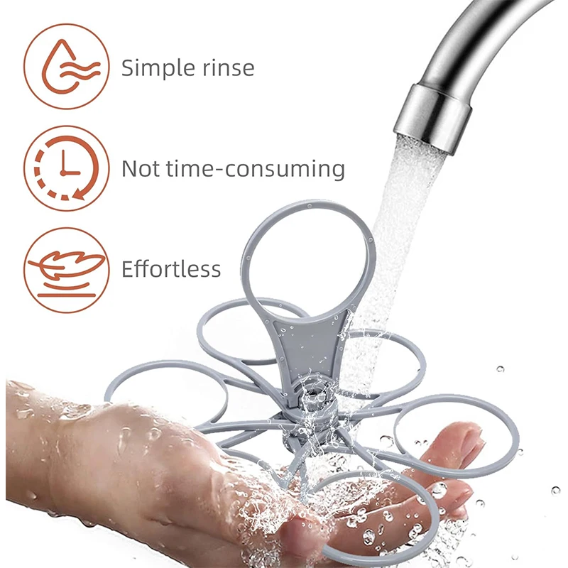 Reusable Drink Carrier Foldable 6-Layer Reusable Drink Holder with Handle Portable Coff... - SKU RDC01250 - UGI Packaging