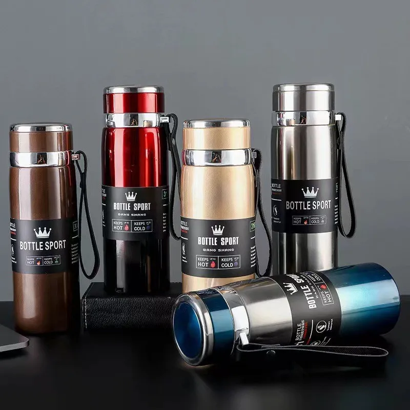 800ML Thermal Water Bottle Stainless Steel Thermos Vacuum Flasks Cold and Hot Water Bottle For Coffee Tea Bottle gifts