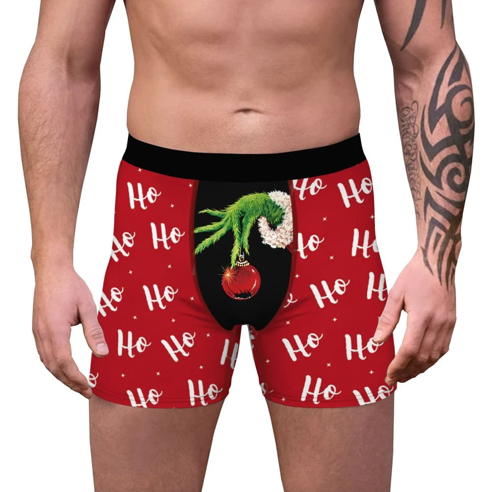 Boxer natalizi da uomo slip 3D divertenti stampati pantaloncini Boxer  divertenti morbidi biancheria intima elastica mutande Sexy mutandine  morbide maschili| | - AliExpress