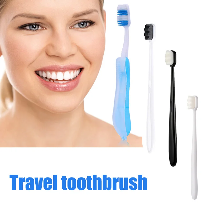 

Sdotter Portable Disposable Foldable Travel Toothbrush Outdoor Hiking Tooth Brush Tooth Cleaning Tools Folding Toothbrush зубная