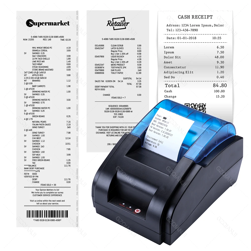 20Rolls 58x30MM Thermal Paper 58*30mm White Receipt Bill Children Camera Instant Print Photos Printing Paper Rolls Replacement