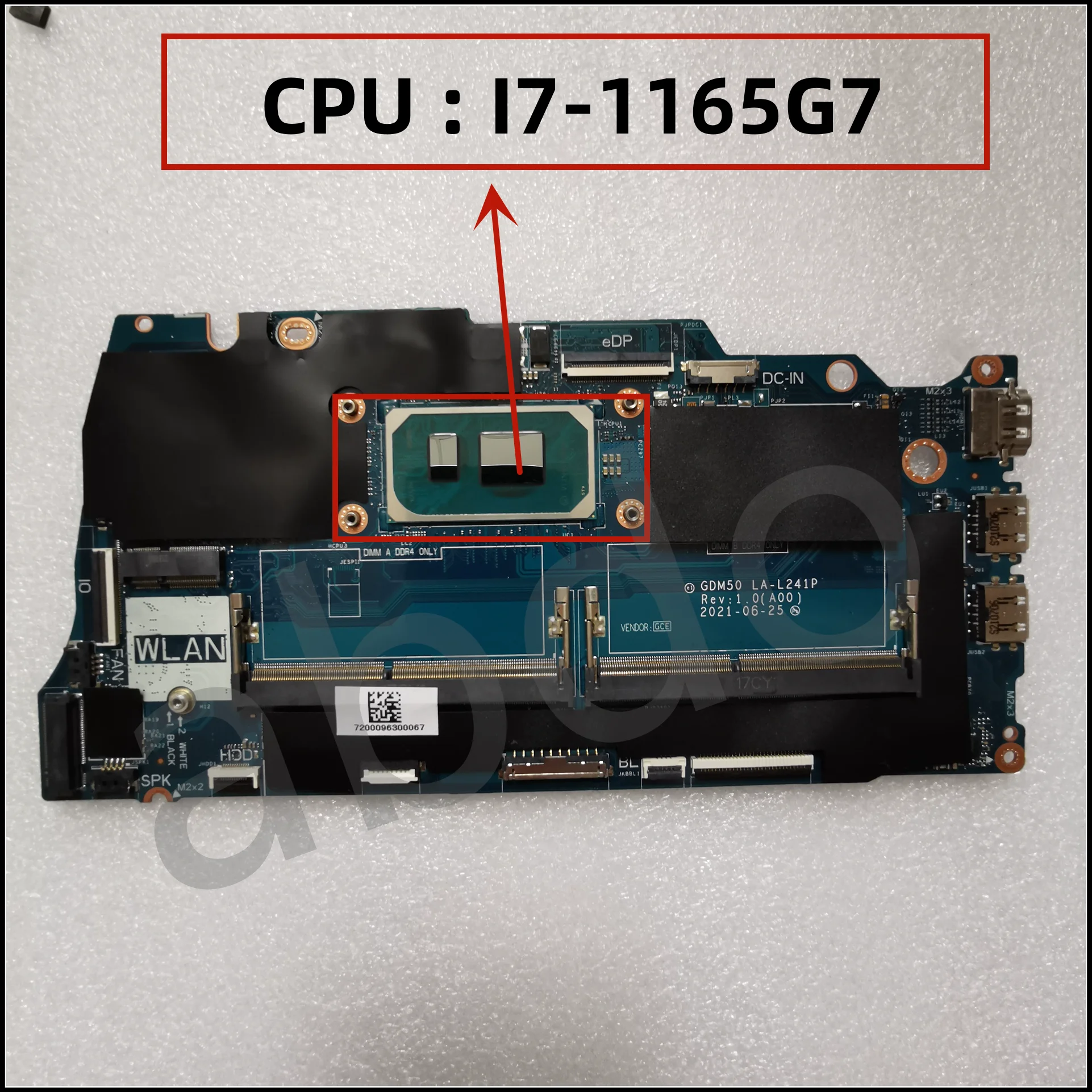 For Dell Inspiron 15 3511 Vostro 15 3510 Laptop Motherboard i3/i5
