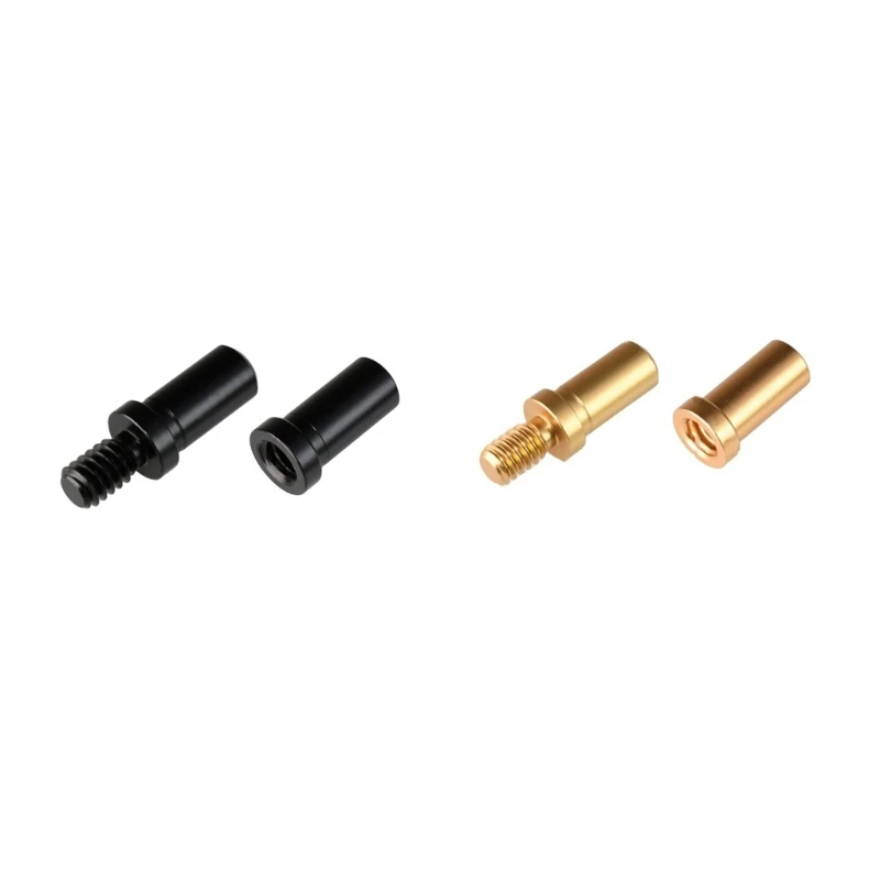 1 Pair Aluminum Screw Connectors 1/4 Male & Female Converters Screws Head Seamless Connection for Carbon Fiber Tube Dropship