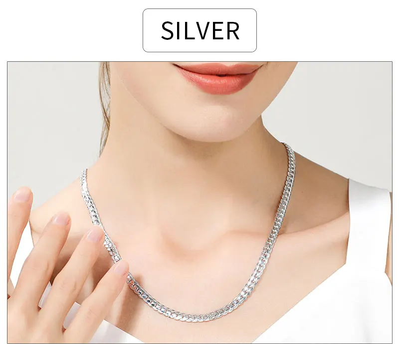 6mm Full Sideways Necklace