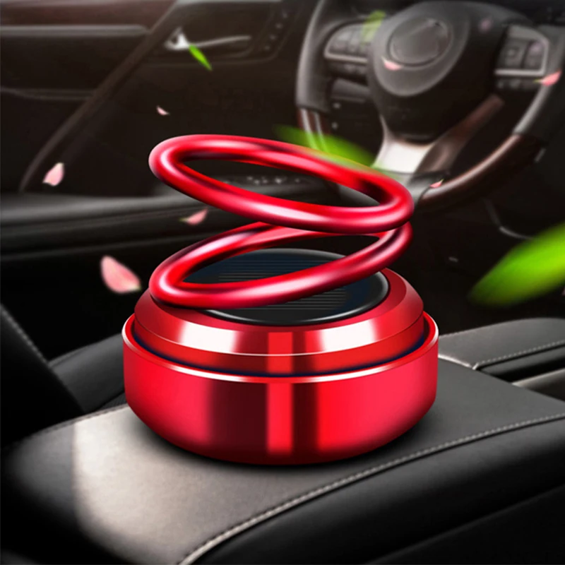 

Car Solar Aromatherapy 360 Degree Rotation Car Air Freshener Perfume Fragrance Auto Air Freshener Flavoring Car Interior Parfums