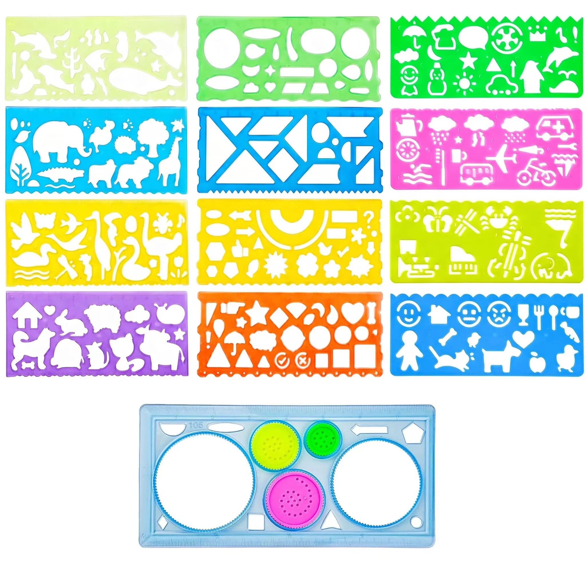Spirograph Art Stencil Set – Creative Drawing & Painting Toy